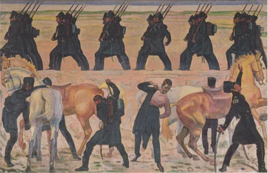 Odchod německých studentů ve válce za svobodu v roce 1813